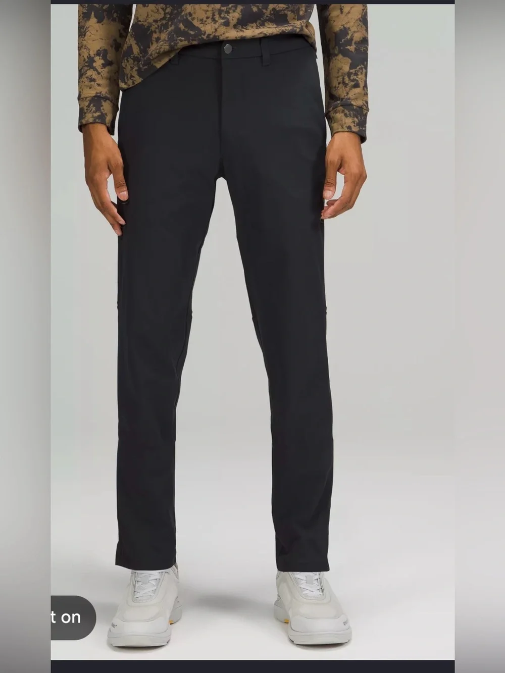 Lululemon Comission Slim Fit Pant Warpstreme Black , size 32 - Picture 2 of 10